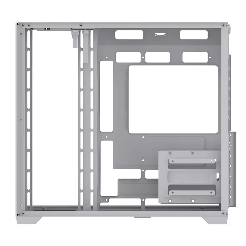 White PC Case Chassis Full Tow - đánh giá và giá Case Fan