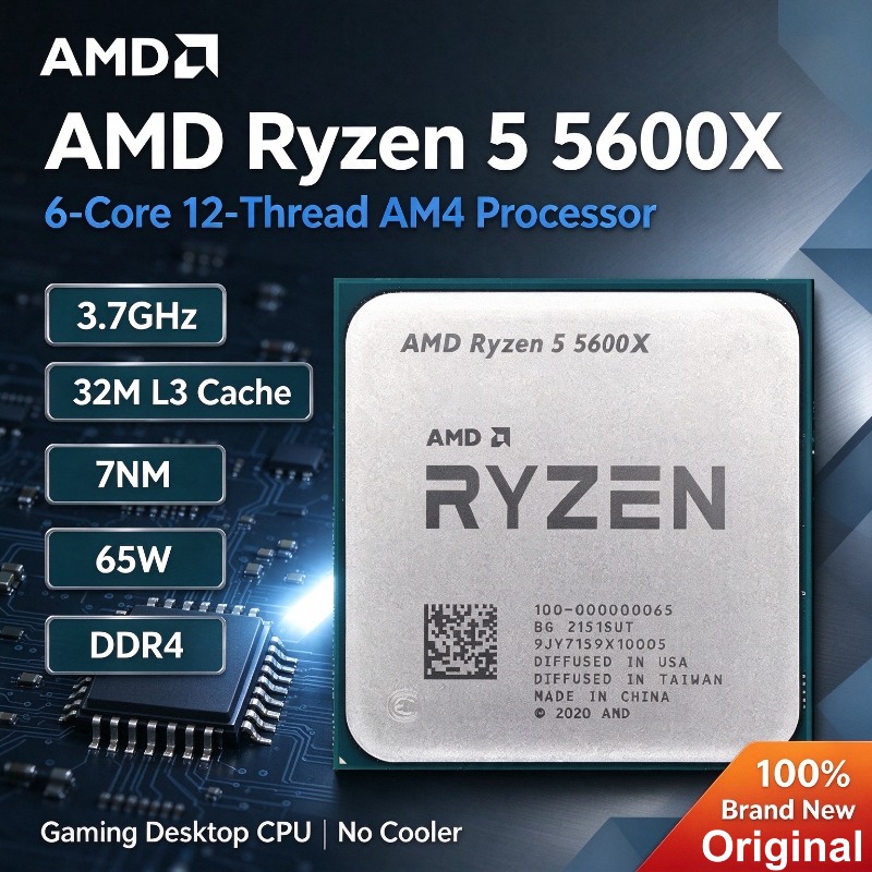 AMD Ryzen 5 5600X 3.7GHz 6 Cor - đánh giá và giá Cpu Cooler
